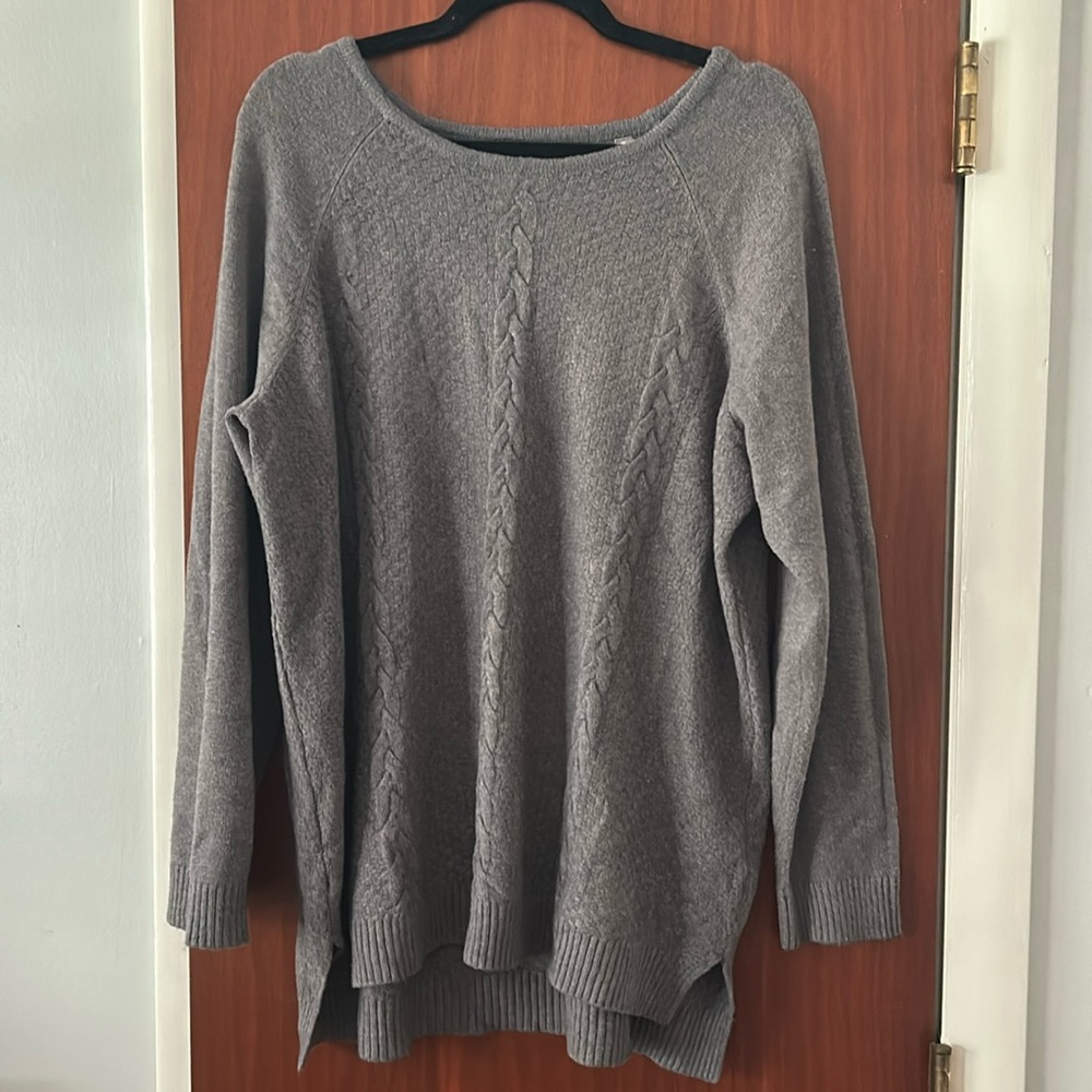 Evolution by Cyrus Sweater, Gray, size 1x